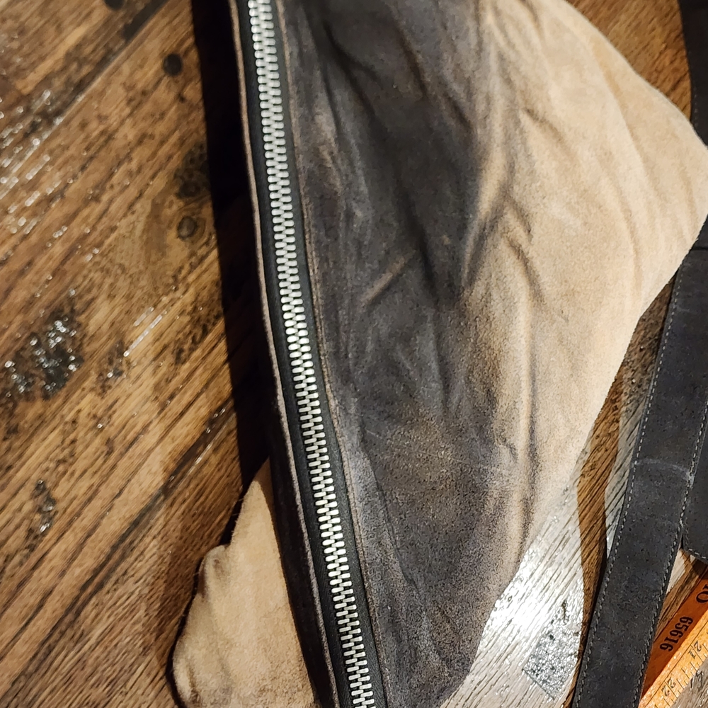 We The Free Ombre Brown to Black 100% Leather Crossbody Bag - Picture 10 of 13